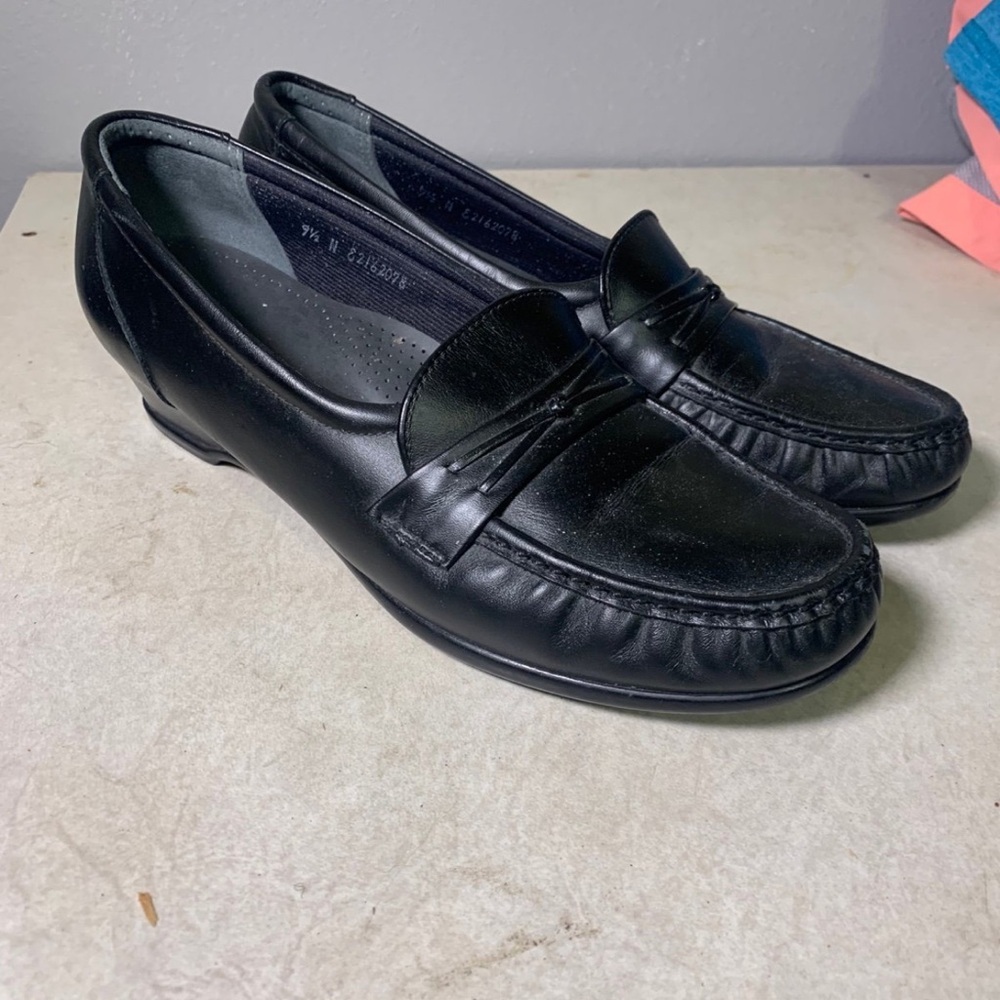 SAS Size 9.5‎ Black Easier Slip On Loafer Shoe